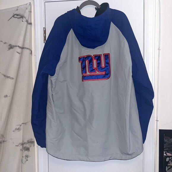 Size 3xl NFL New York Giants Double Sided Winter Jacket - Picture 3 of 6